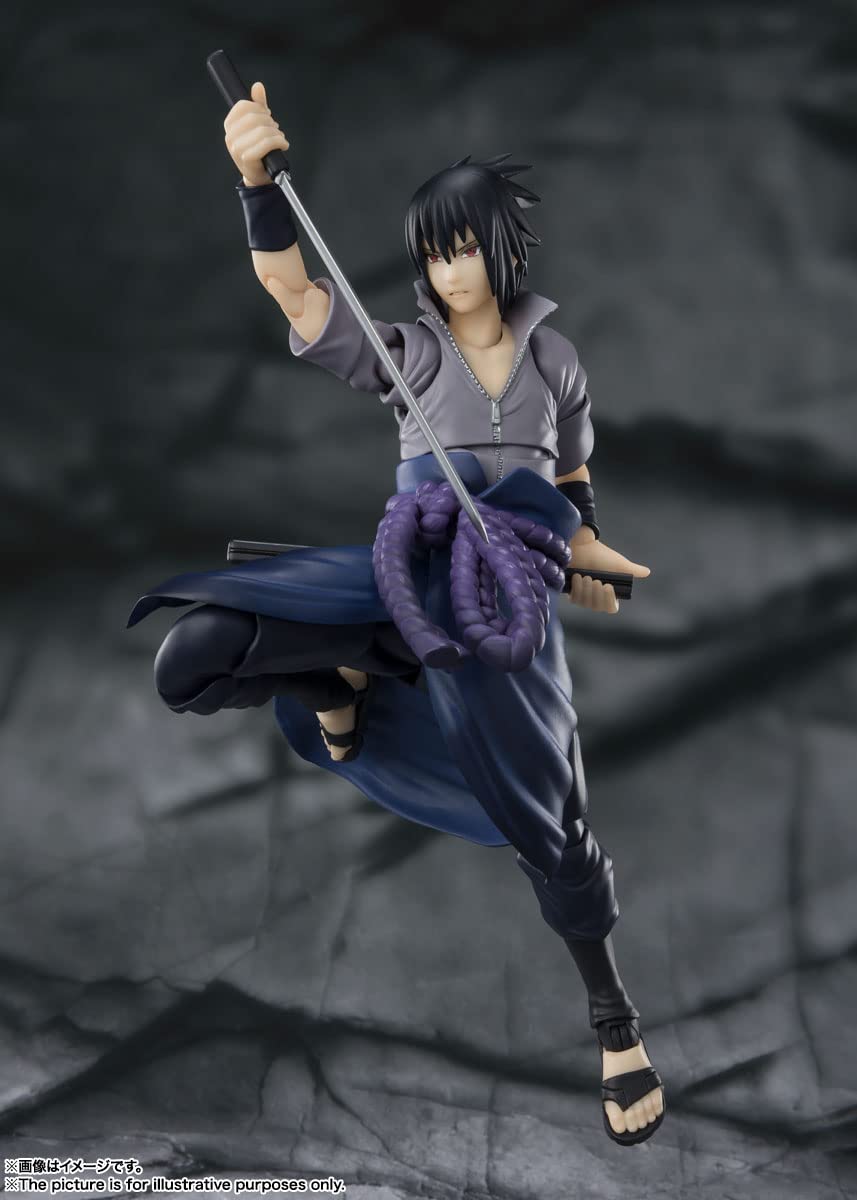 Tamashii Nations Sasuke Uchiha S.H.Figuarts official Bandai Spirits packaging for authenticity