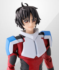 Tamashii Nations Shinn Asuka gun accessory for battle pose options.