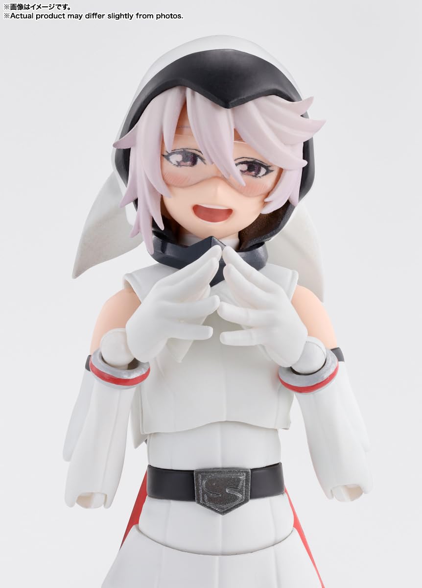 TAMASHII NATIONS SHY figure optional hair part for varied looks.
