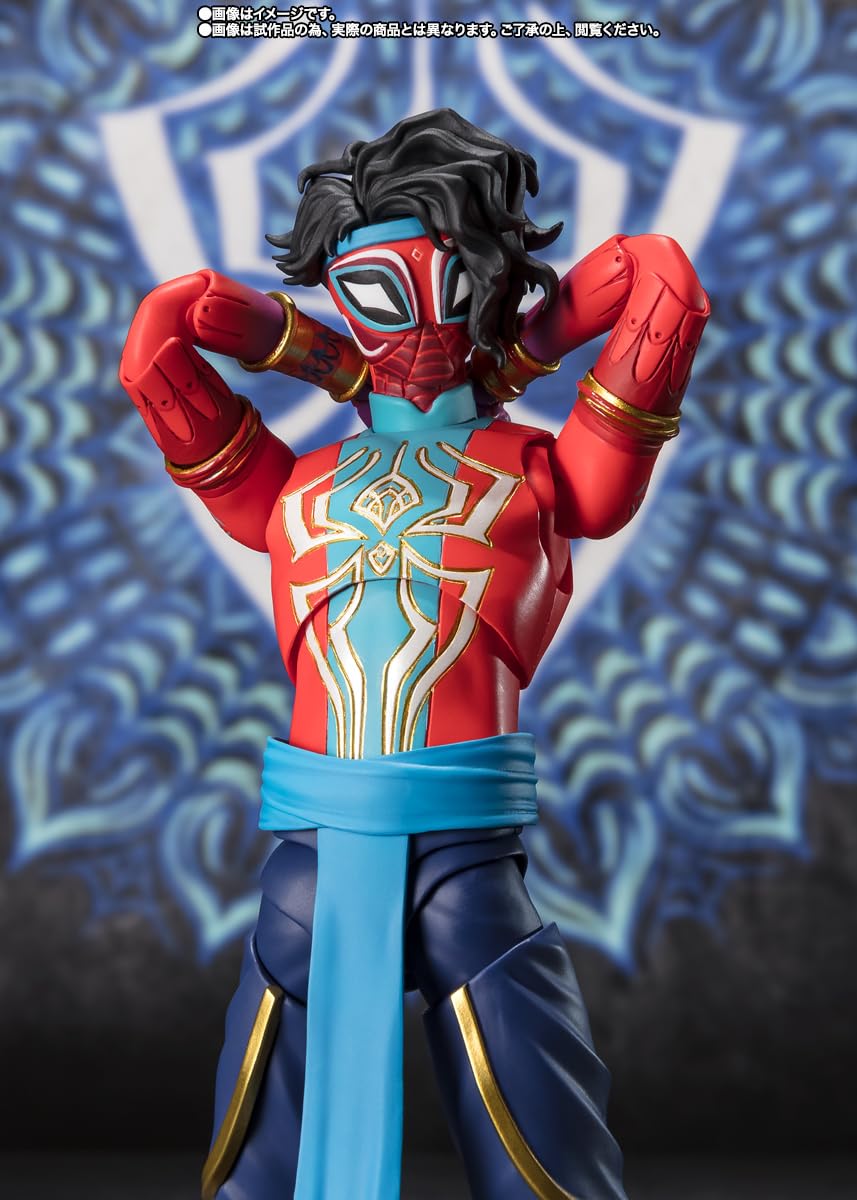 Tamashii Nations Spider-Man India S.H.Figuarts neck part for pose range.