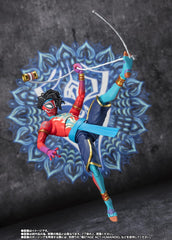 Tamashii Nations Spider-Man India S.H.Figuarts yoyo accessory for action scenes.