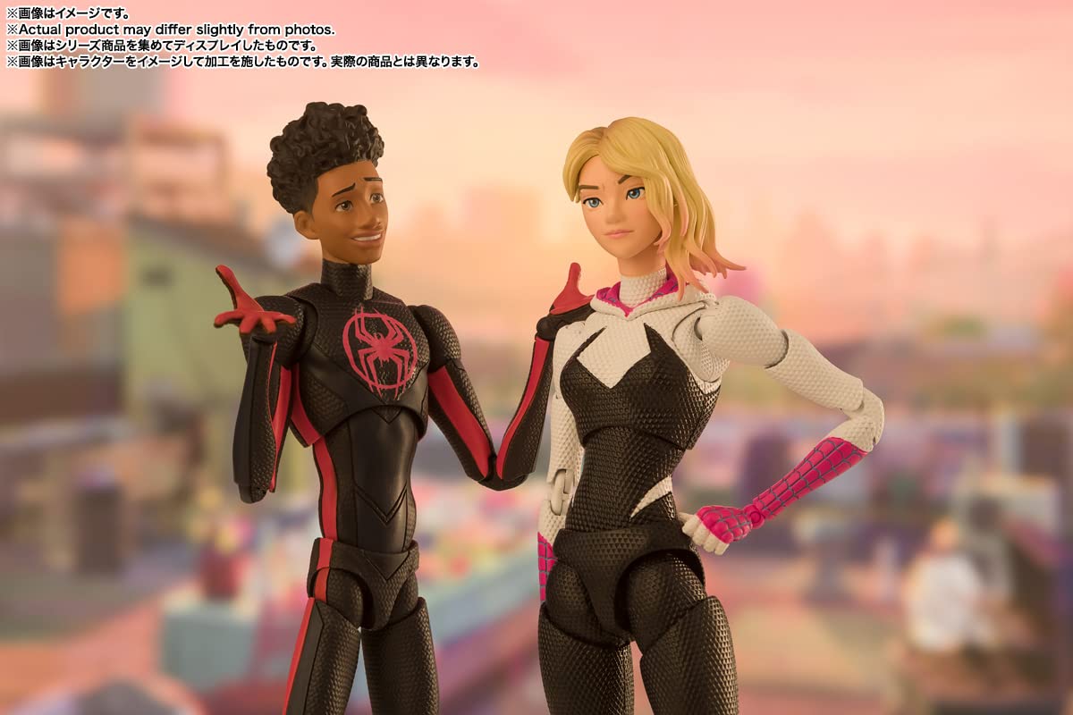 Tamashii Nations Spider-Man Miles Morales figure diorama-ready display