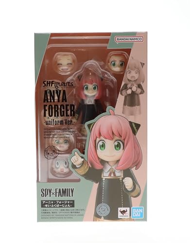 Tamashii Nations Anya uniform detail highlighting accurate school dress for fans