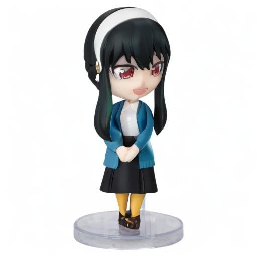 Tamashii Nations Yor Forger Odekeke outfit desk display ideal for fans with limited space