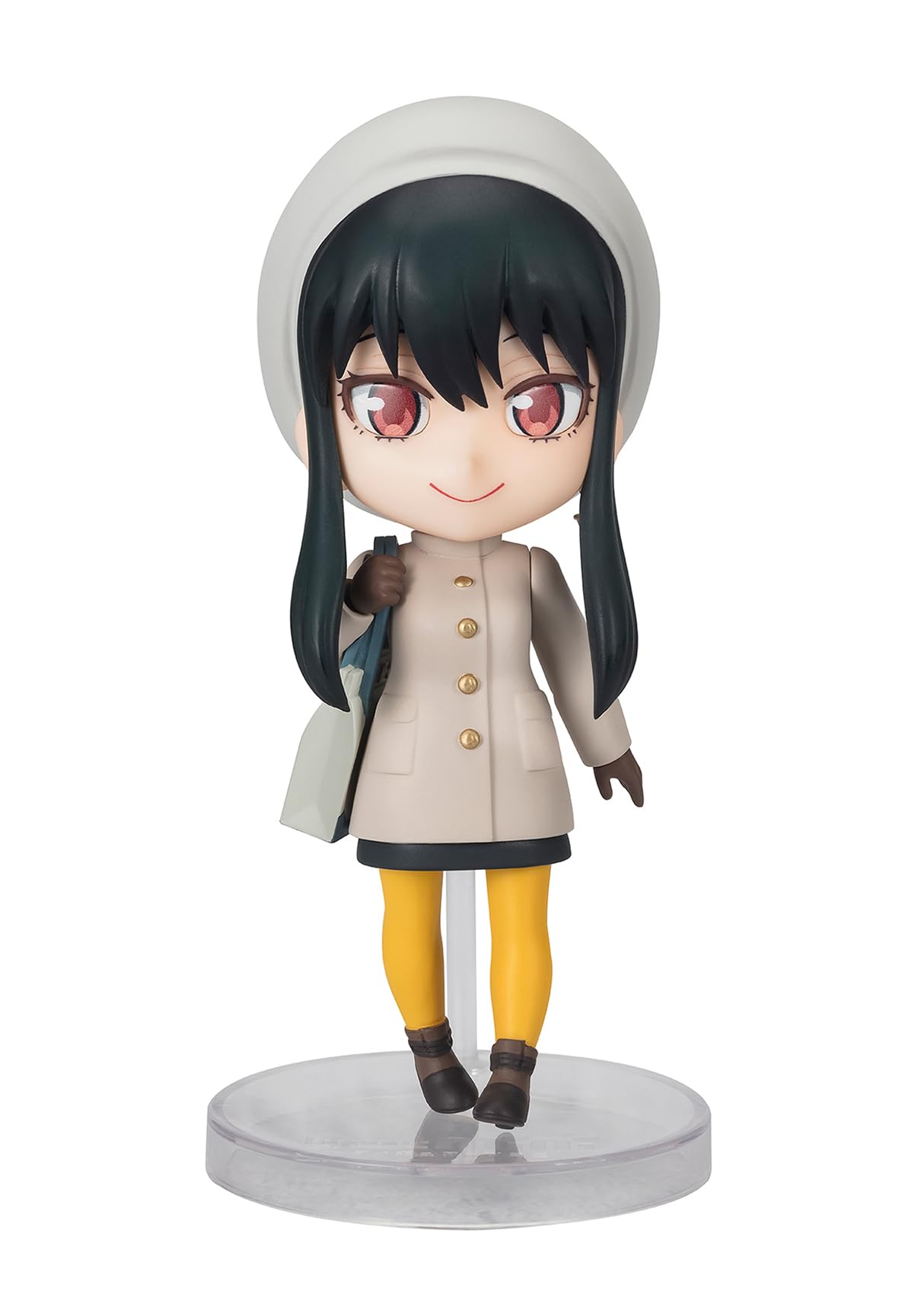 TAMASHII NATIONS Yor Forger main body with lifelike eyes for stylish display.