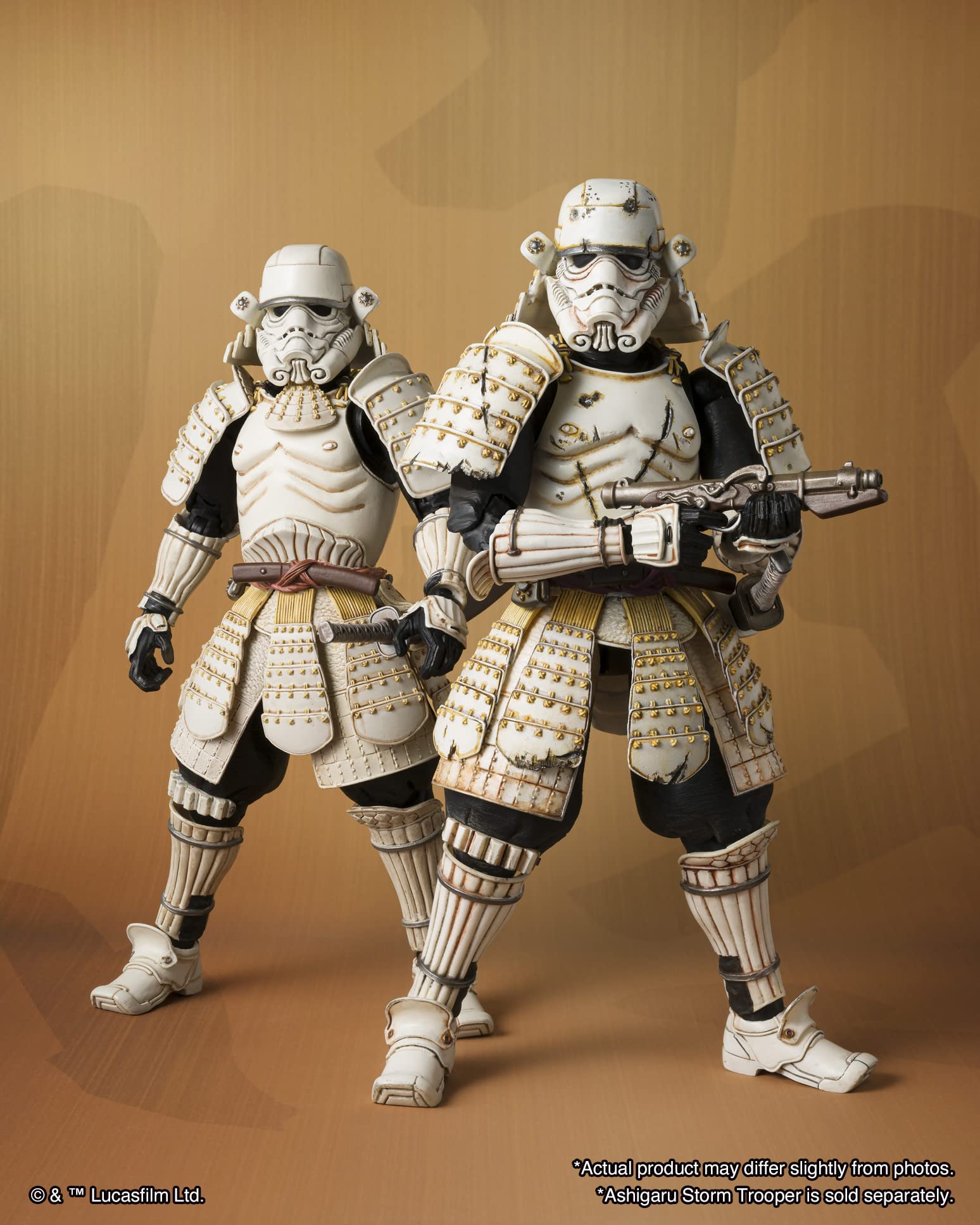 Tamashii Nations Remnant armor details show weathering for authentic display.