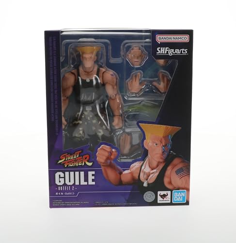 Tamashii Nations Guile Outfit 2 optional expression set for dynamic posing