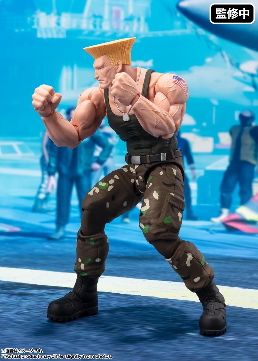 Tamashii Nations Guile Outfit 2 additional hands for dynamic stances