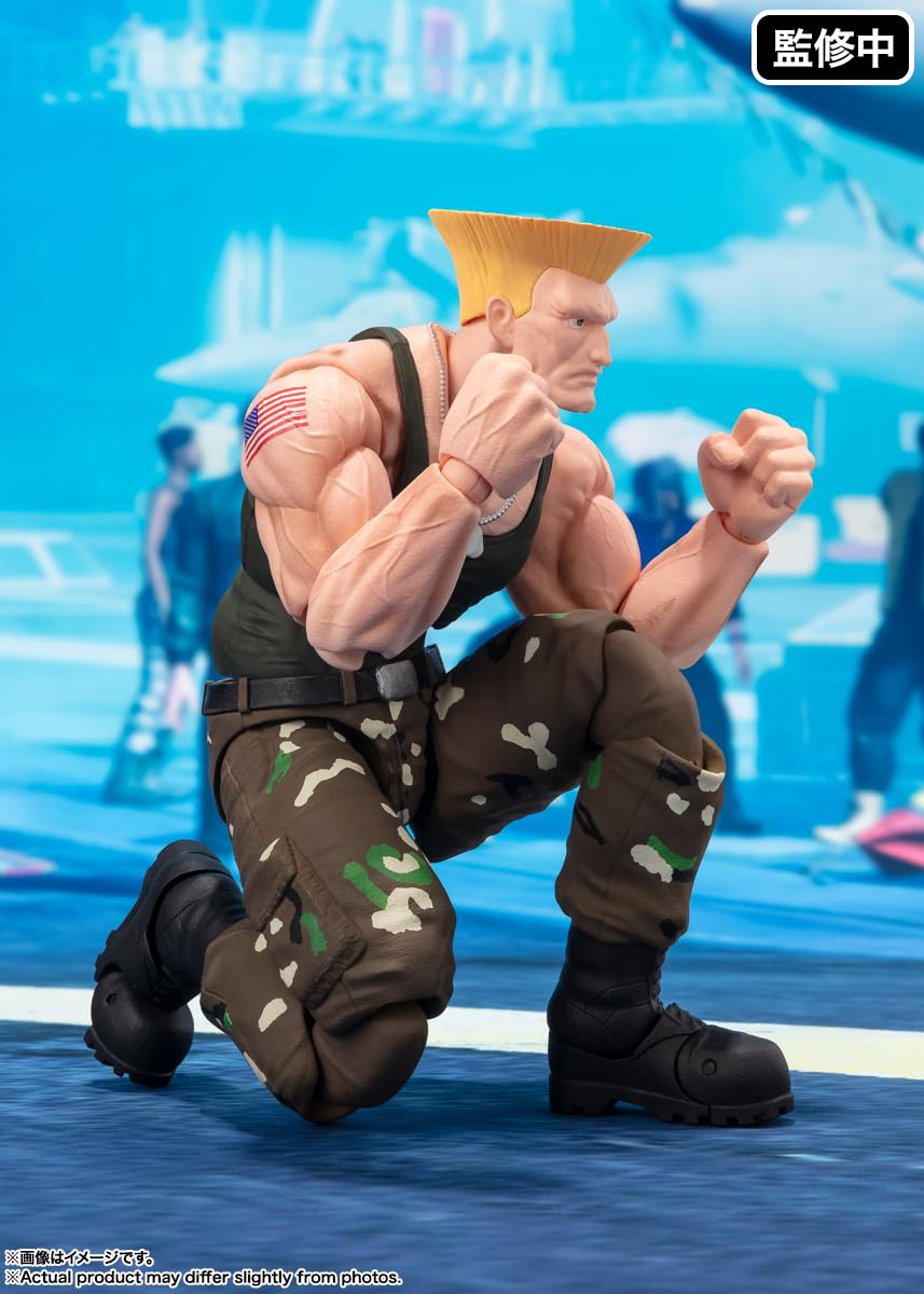 Tamashii Nations Street Fighter Guile Outfit 2 Sonic Boom effects