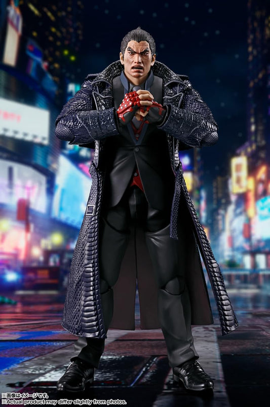 TAMASHII NATIONS Kazuya Mishima optional heads showing expression options