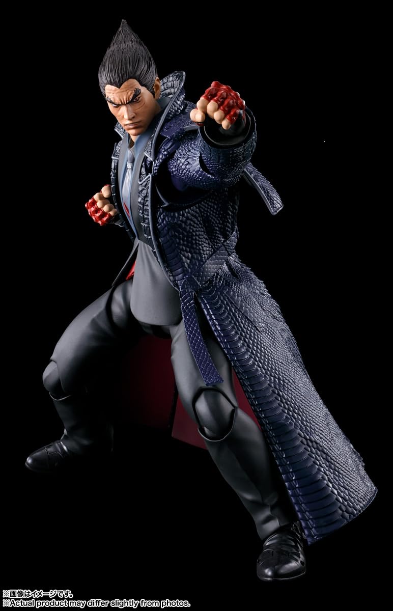 TAMASHII NATIONS Tekken 8 Kazuya Mishima right hands in action-ready poses