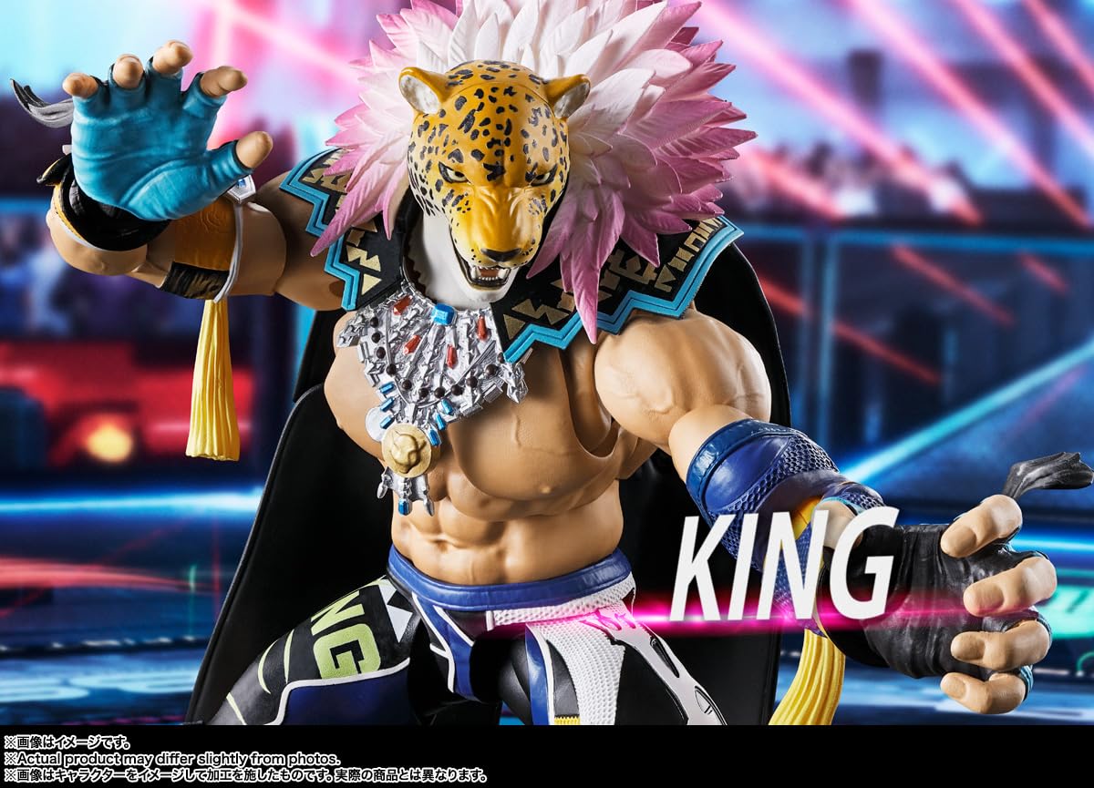 Tamashii Nations Tekken 8 King S.H.Figuarts accessories and contents shown