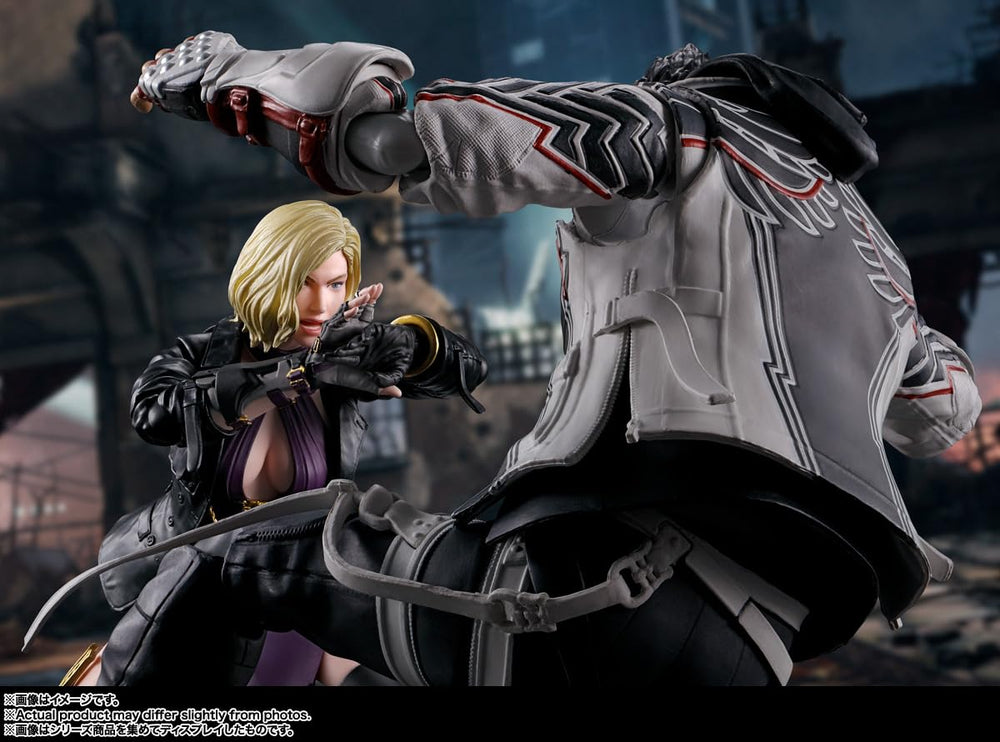 Official Bandai Namco licensing box label for Nina Williams figure