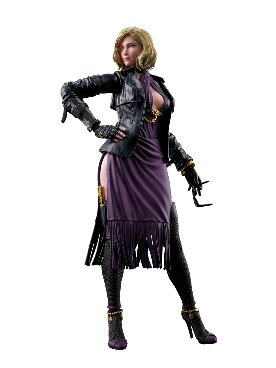 Tamashii Nations Nina Williams TEKKEN 8 figure ready for display with detailed costume