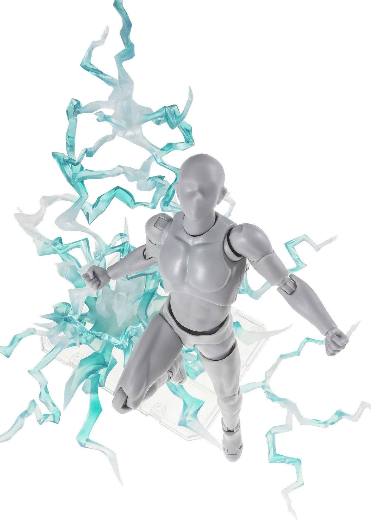TAMASHII NATIONS Thunder Green Ver bolt segments for dramatic figure displays.