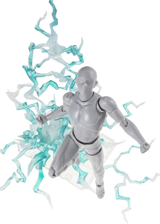 TAMASHII NATIONS Thunder Green Ver bolt segments for dramatic figure displays.