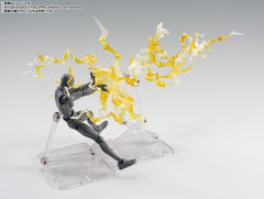 TAMASHII NATIONS Thunder Yellow Ver. bolt assembly options for action poses.