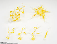 TAMASHII NATIONS Thunder Yellow Ver. official licensing label on packaging.