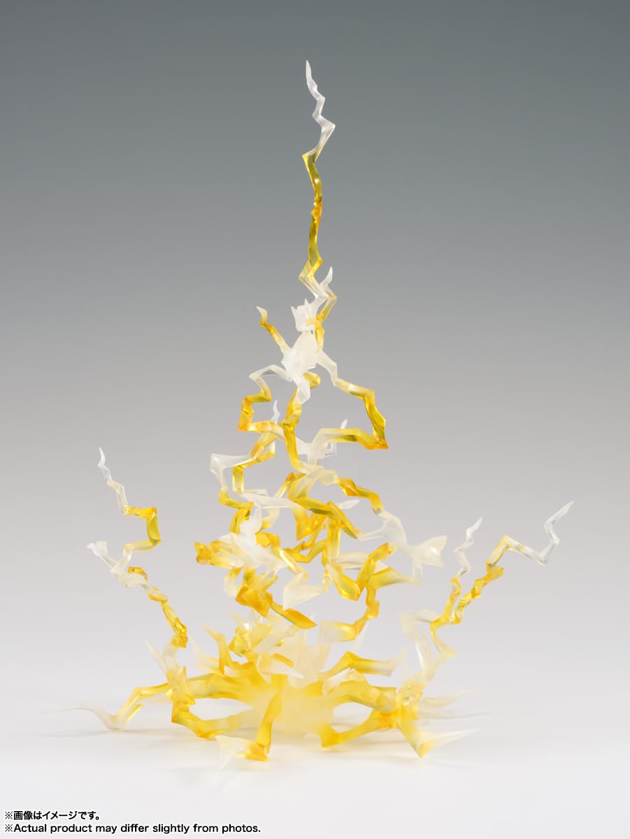 TAMASHII NATIONS Thunder Yellow Ver. set contents shown for display variety.