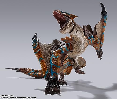 Tamashii Nations Tigrex angry mode left arm enhances aggressive posing options.