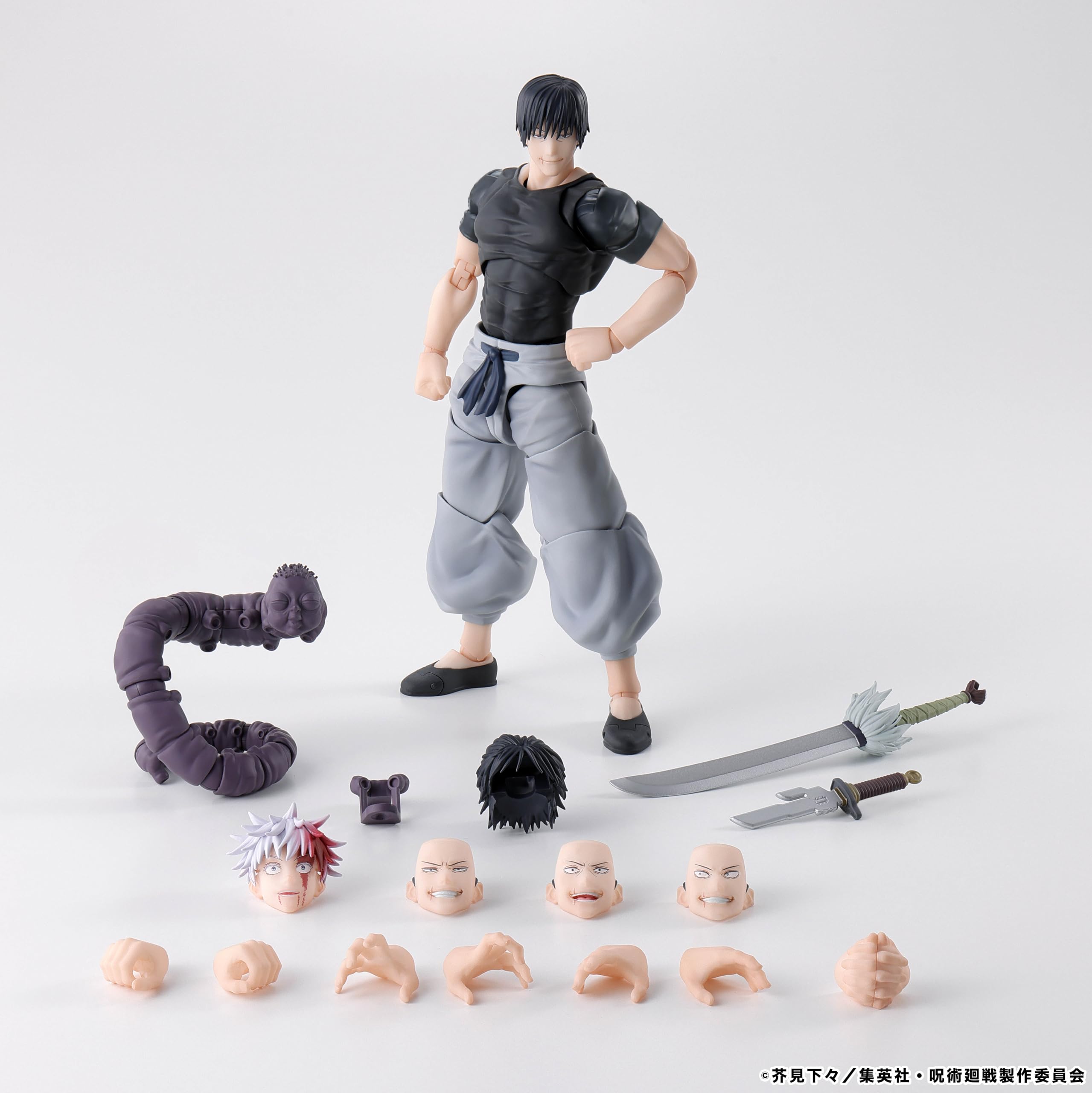 TAMASHII NATIONS Toji Fushiguro interchangeable hands enable varied poses
