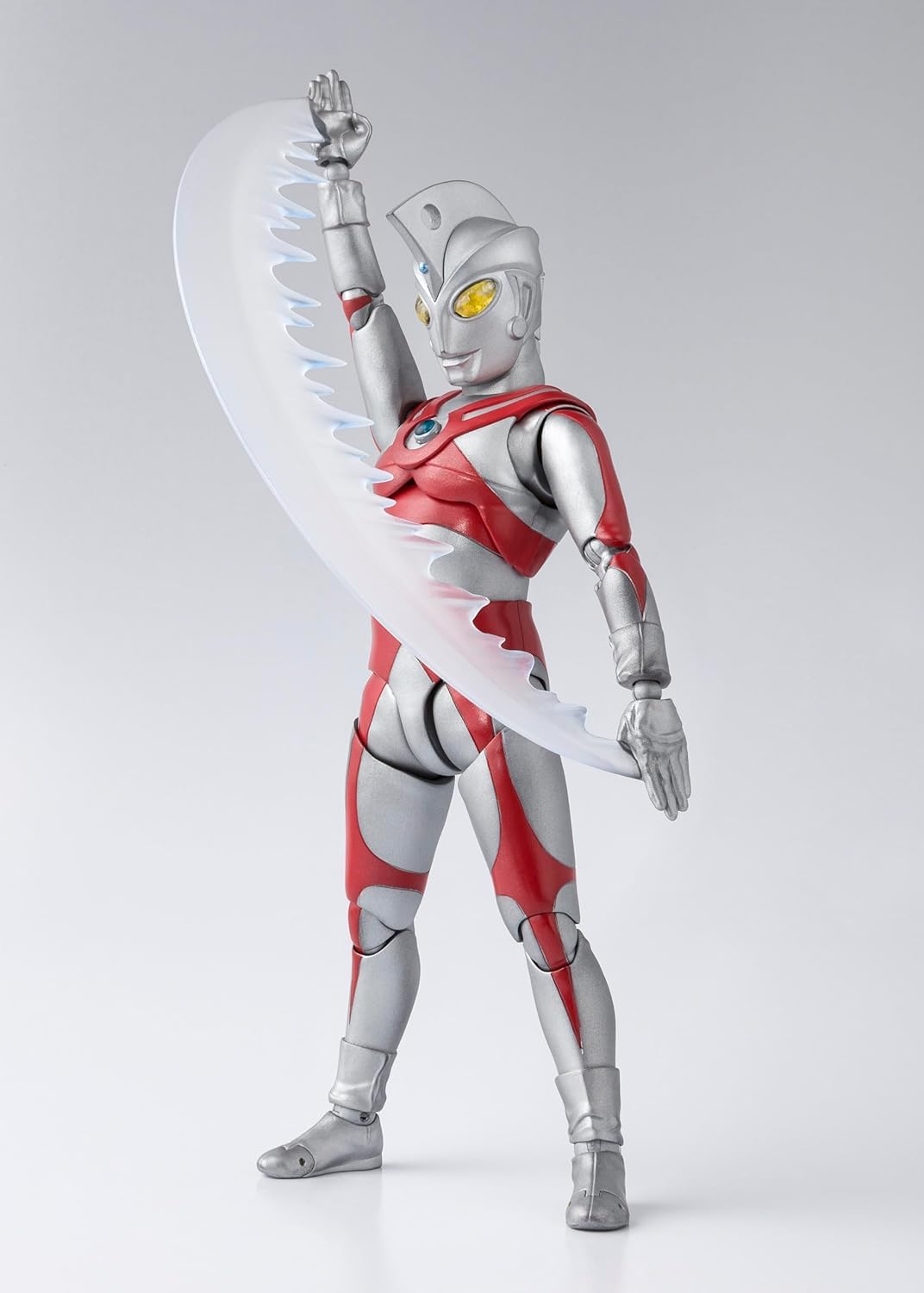 Ultraman Ace Vertical Guillotine effect for dynamic display moments