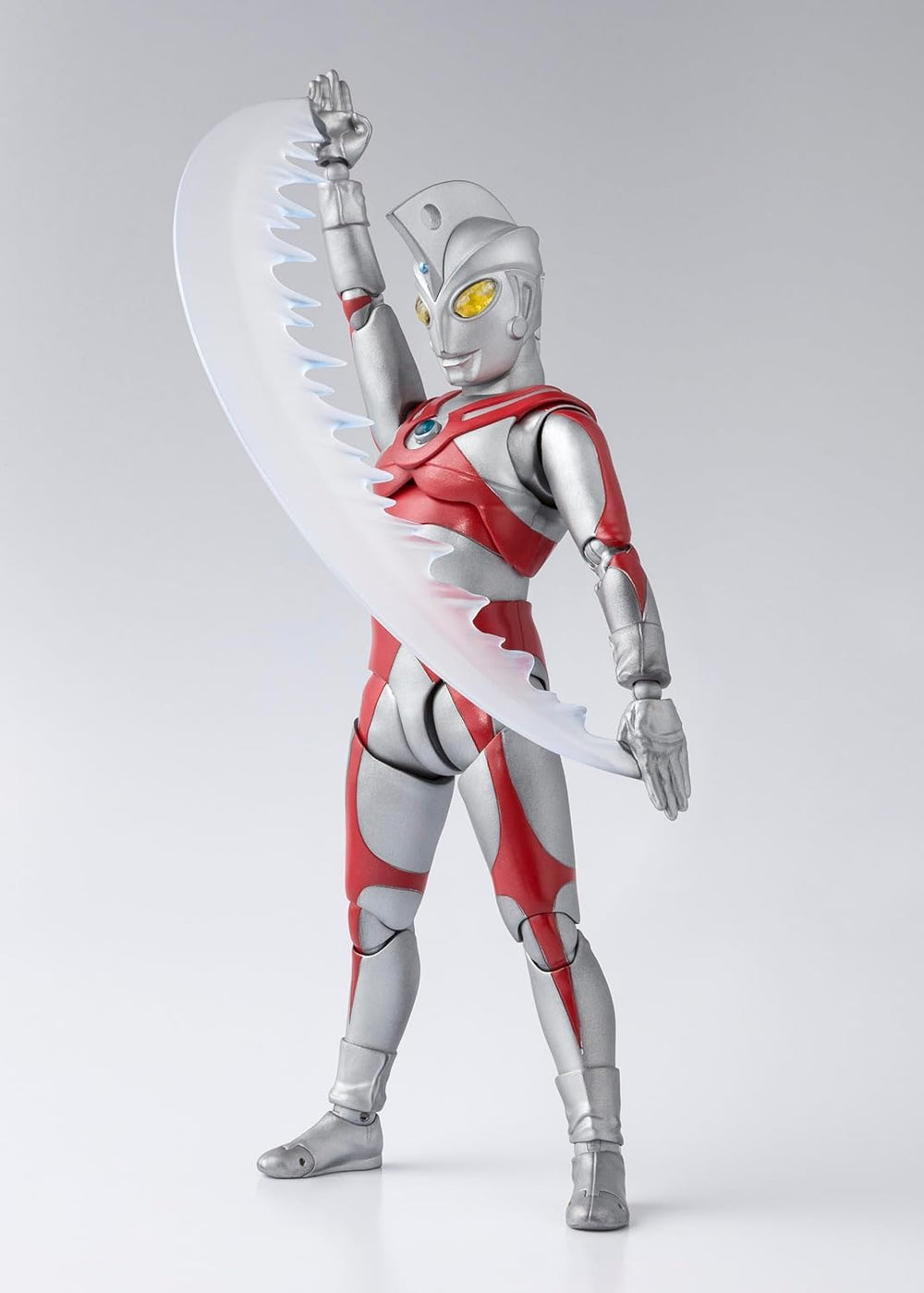 Ultraman Ace Vertical Guillotine effect for dynamic display moments