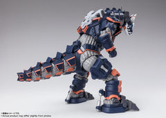 Tamashii Nations Ultraman Blazar Type 23 optional breastplate enhances armored appearance.