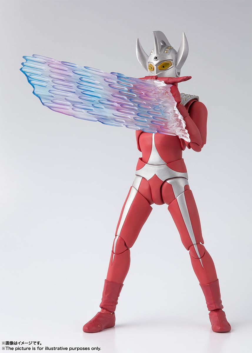 Tamashii Nations Ultraman Ginga Taro color timer enhances display authenticity.