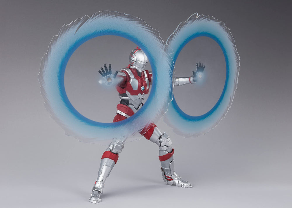 Tamashii Nations Ultraman Suit Taro bonus hands expand posing options.