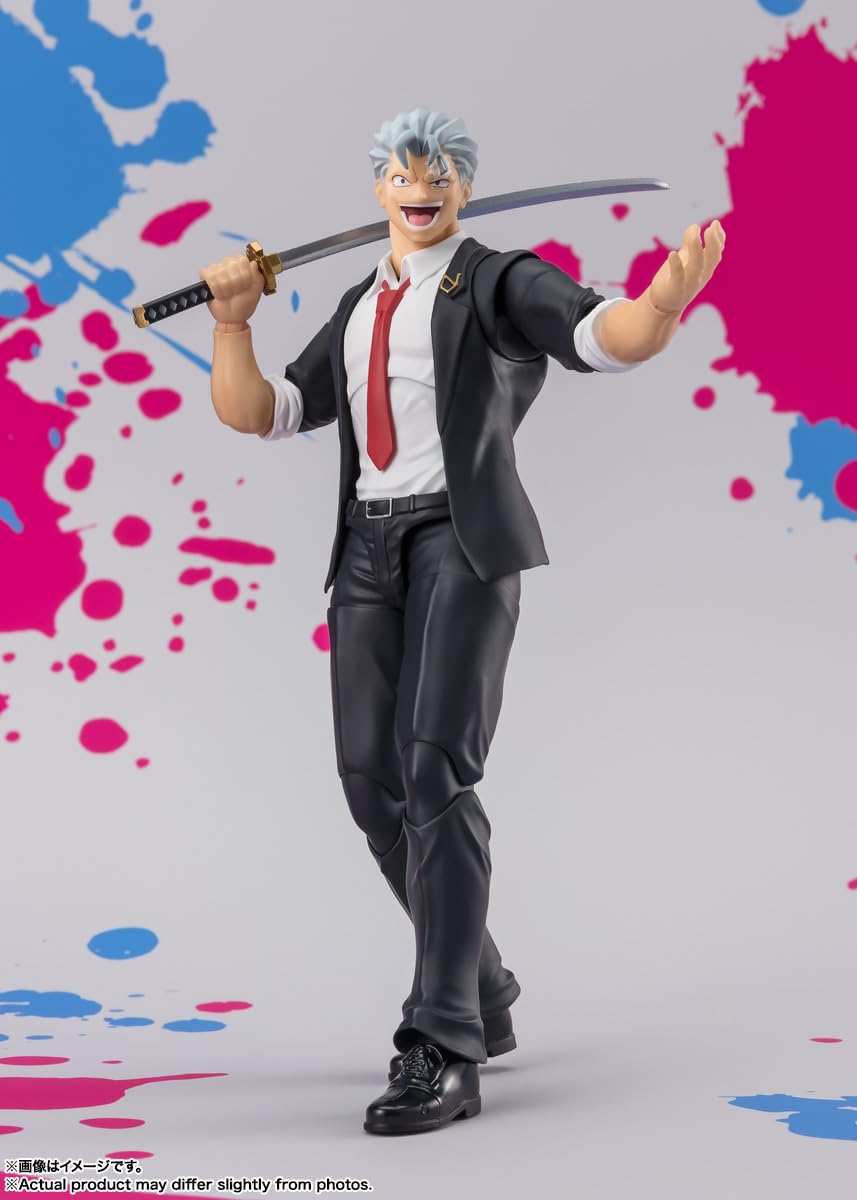 TAMASHII NATIONS Andy with attack effects for dynamic scenes.