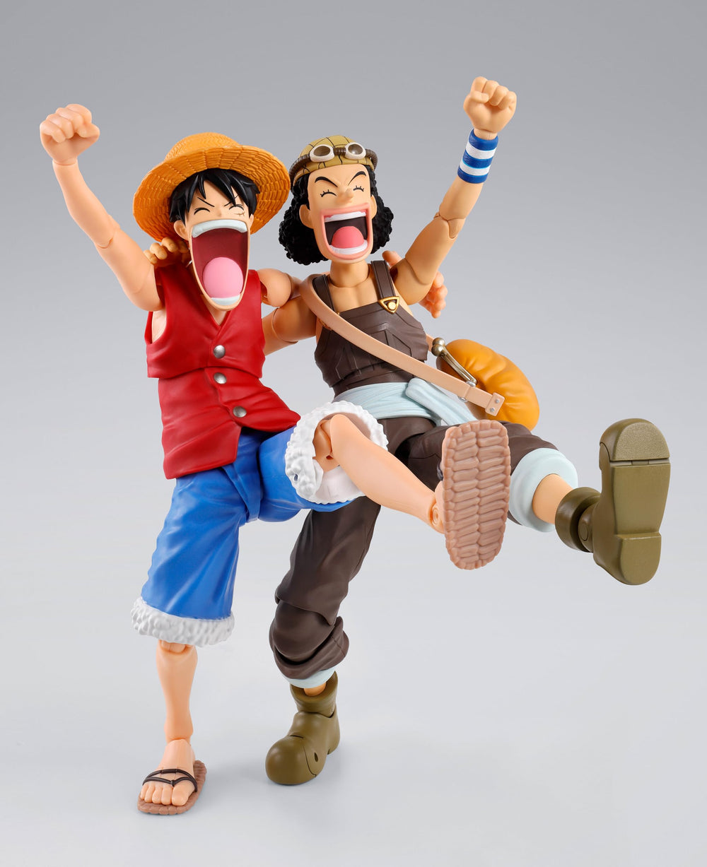 TAMASHII NATIONS Usopp bag accessory completes East Blue costume details.