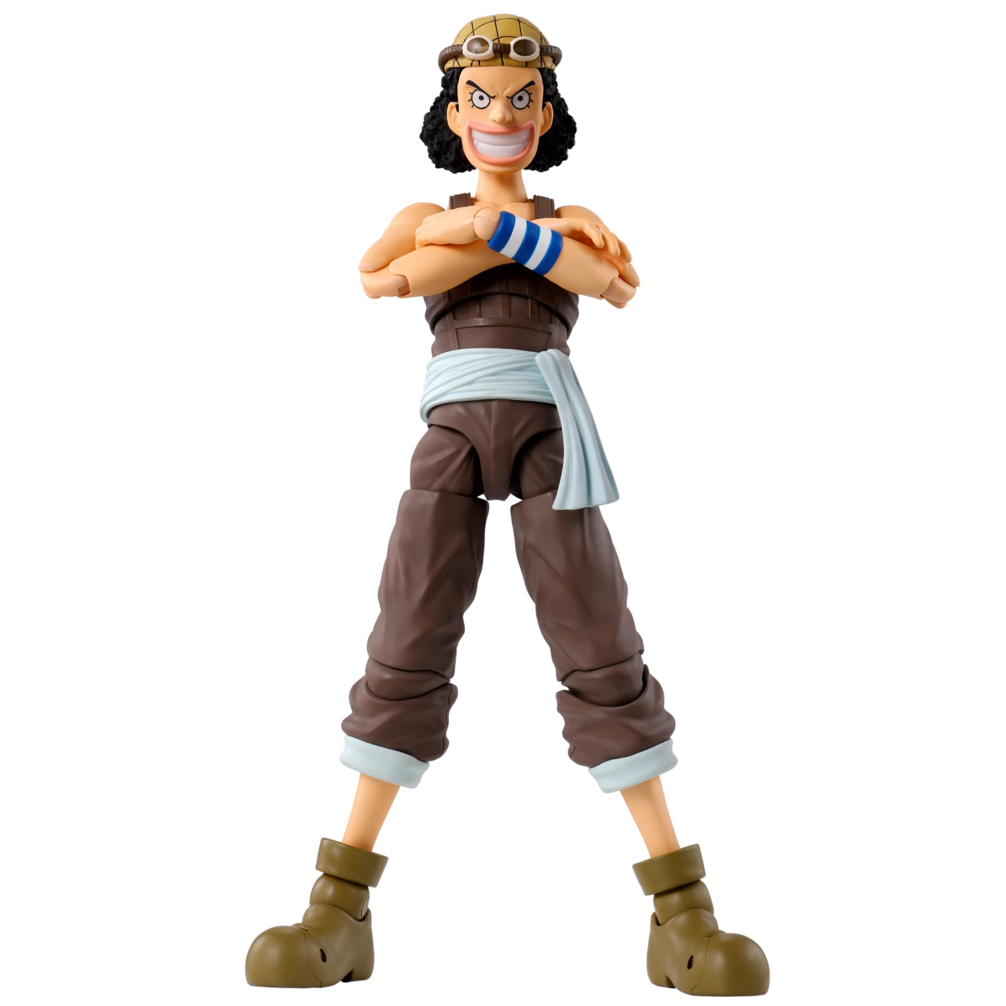 TAMASHII NATIONS Usopp Romance Dawn main body for a dynamic display pose.