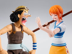 TAMASHII NATIONS Usopp rubber band accessory adds extra prop realism.