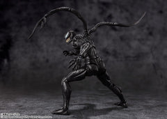 TAMASHII NATIONS Venom Last Dance figure back tentacles enhance dynamic action poses.