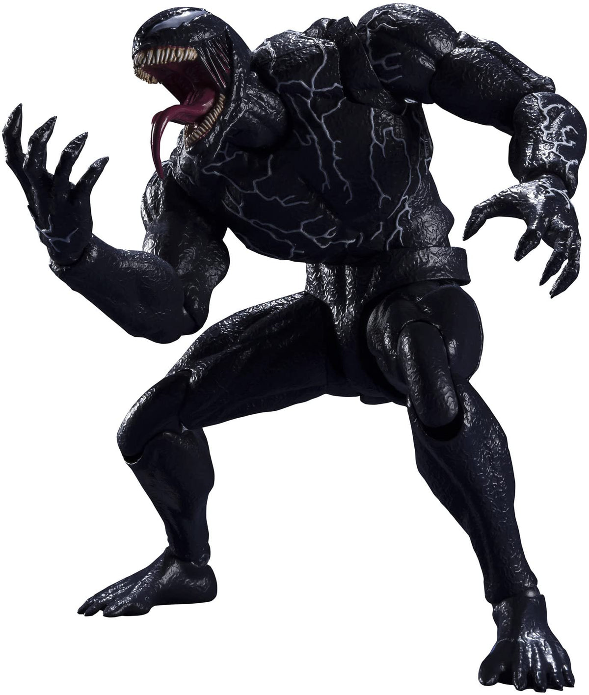 TAMASHII NATIONS Venom main body offering versatile poseability for dynamic display