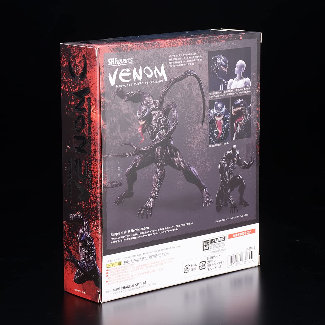 TAMASHII NATIONS Venom optional hands for expressive poses