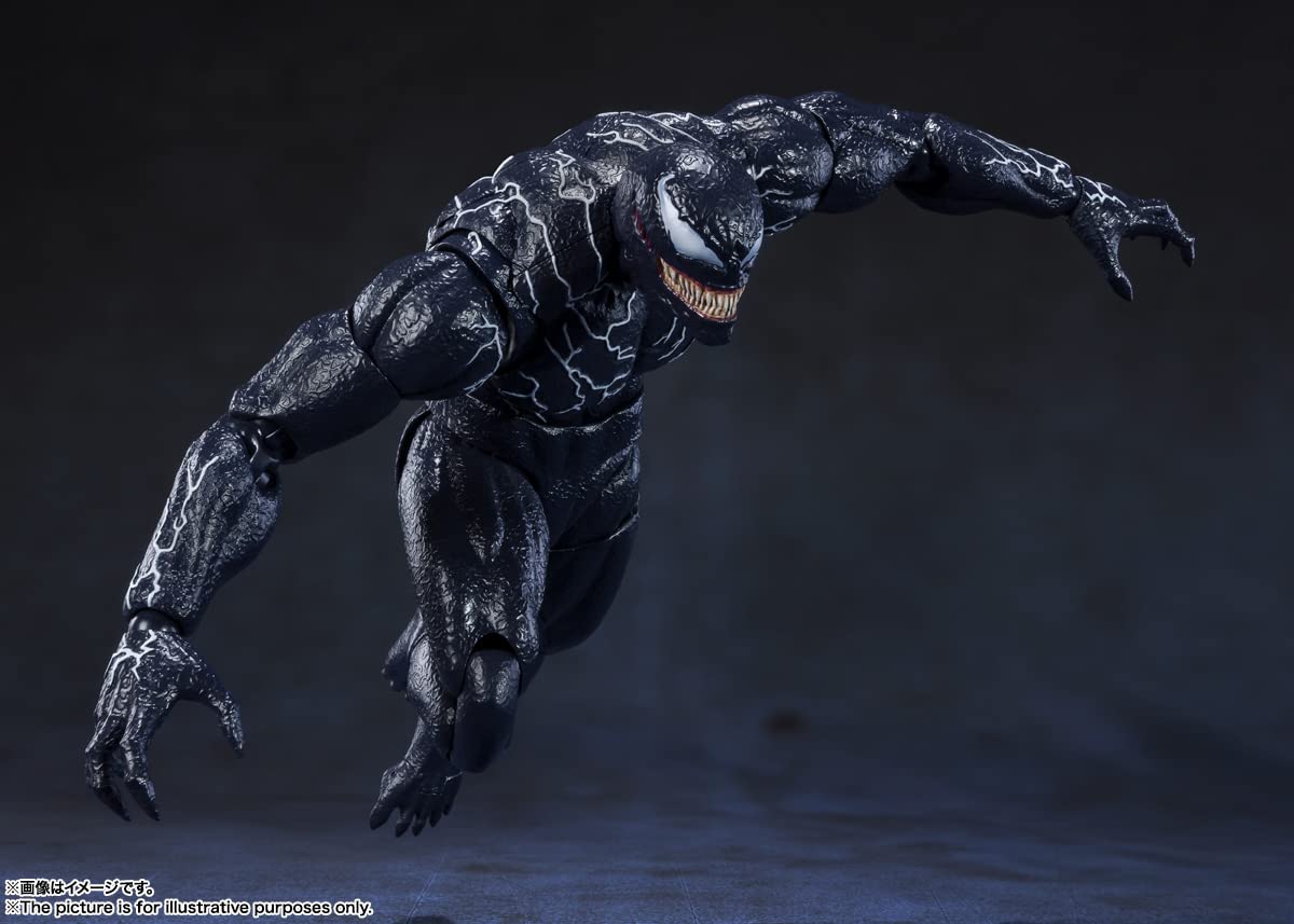 TAMASHII NATIONS Venom Parasite Stand provides stable posing