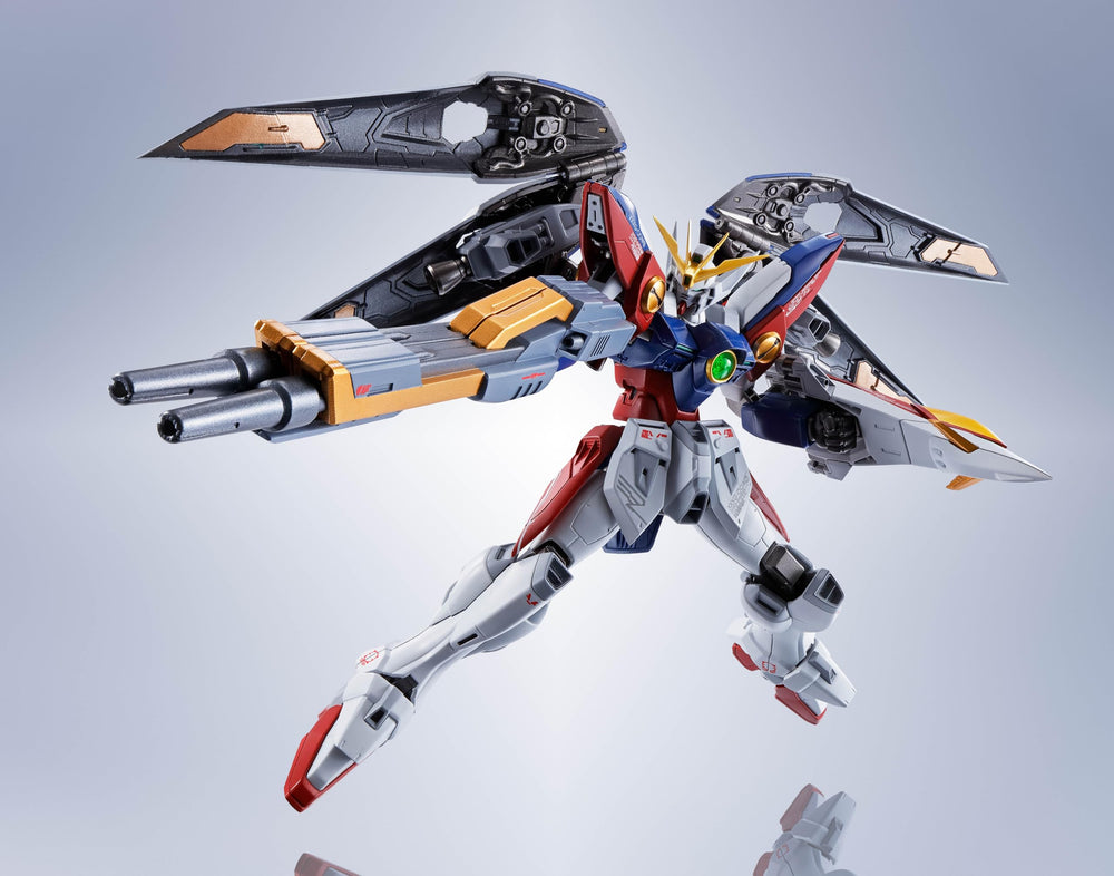 TAMASHII NATIONS Wing Gundam Zero Twin Buster Rifle included for action-ready display