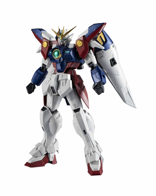 Tamashii Nations Wing Zero Gundam Universe front view, ideal for display and dynamic posing.