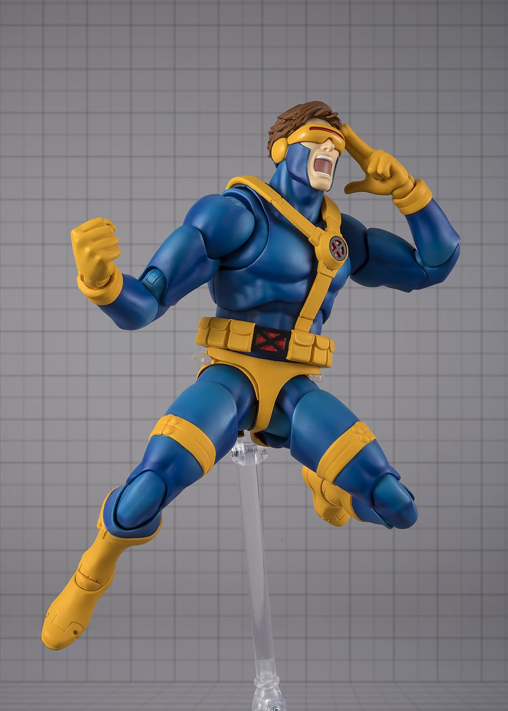 Tamashii Nations Cyclops eye-mask-blast delivers standard optic-blast appearance.