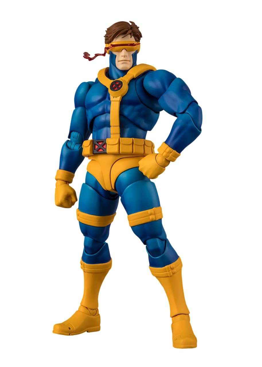 Tamashii Nations Cyclops S.H.Figuarts main body for dynamic pose display.