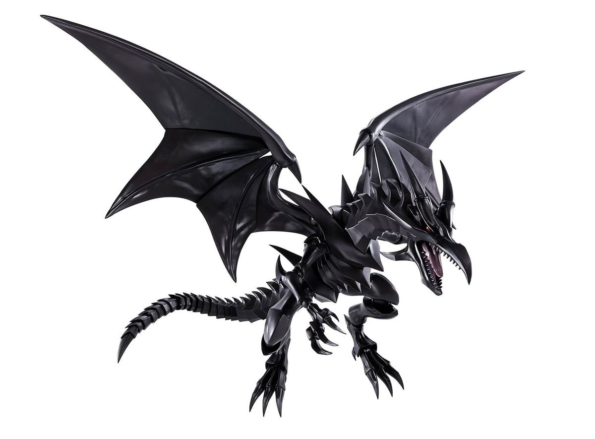 TAMASHII NATIONS Red-Eyes-Black Dragon main body with highly poseable joints for dynamic displays.