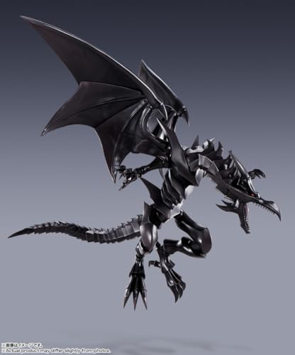 Optional hands expand pose options for dynamic storytelling with Red-Eyes-Black Dragon.
