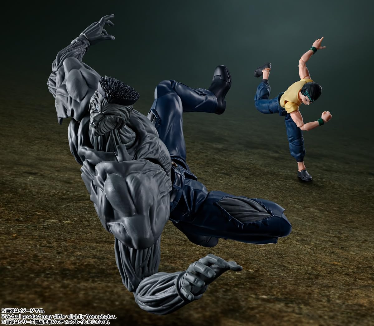 Tamashii Nations bonus Yusuke facial parts for display with Yusuke figure