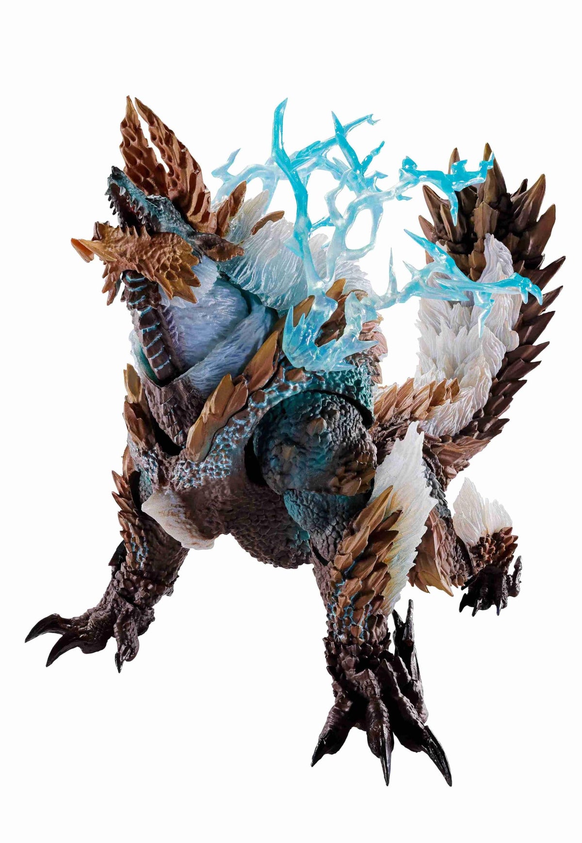 TAMASHII NATIONS Zinogre 20th Anniversary figure front view for display and collection.