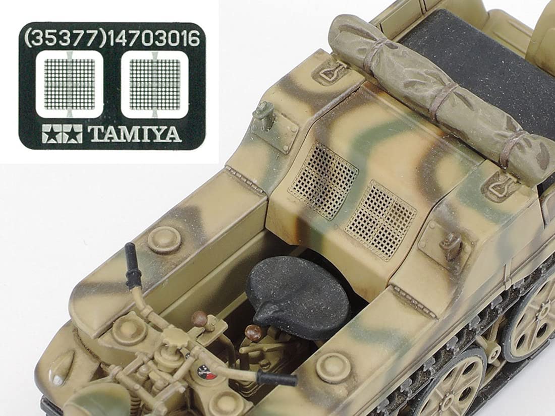 TAMIYA 35377-000 Kettenkrad interior detail invites careful assembly and realism