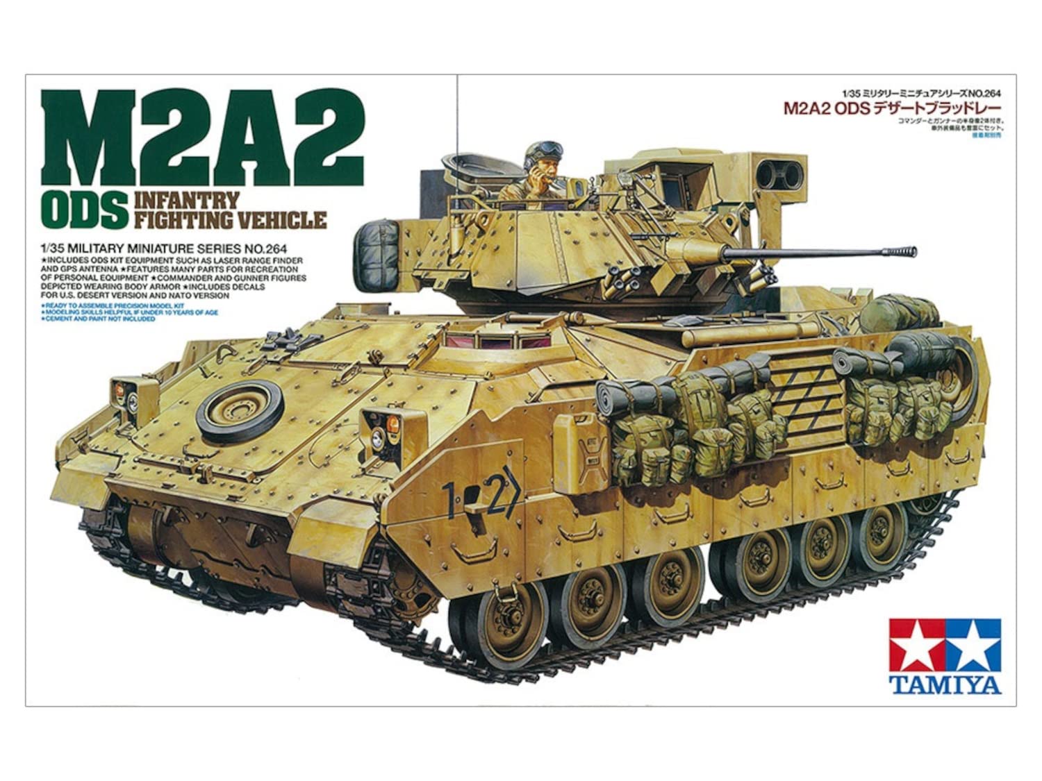 TAMIYA Desert Storm M2A2 ODS crew figures for immersive dioramas