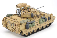 TAMIYA Desert Storm M2A2 ODS showing GPS antenna for realistic radio equipment