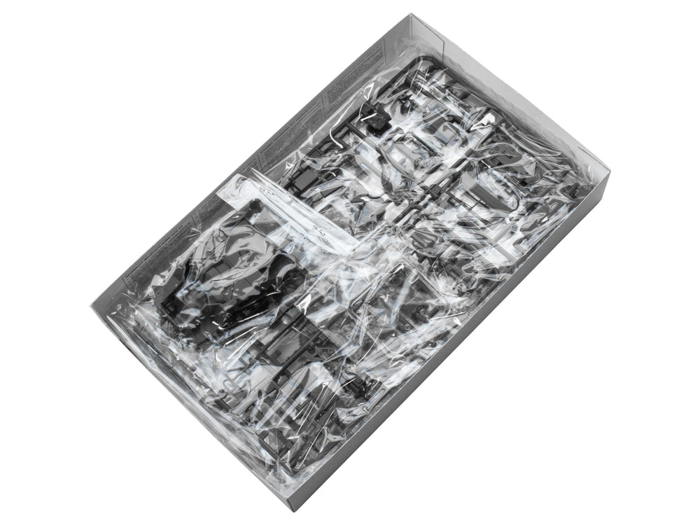 TAMIYA Jeep Willys MB clear parts capturing glass windshields and headlights for crisp visibility